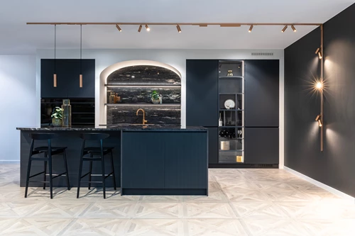 Lucide Premium LINIAL MOXX - 1-Circuit lighting system/ Smart Rail Lighting - Smart - 48V Track - 2xLED -Champagne - atmosphere 2